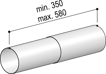 Système 125 – <strong>tube rond télescopique</strong>